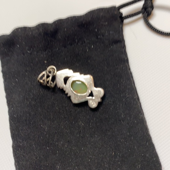 Natural Ethiopian Opal .925 Pendant - Picture 2 of 4